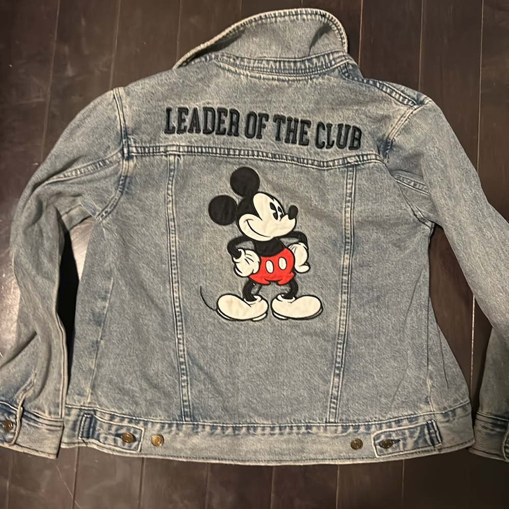 Authentic Mickey Mouse denim jacket purchased at the Disney store
